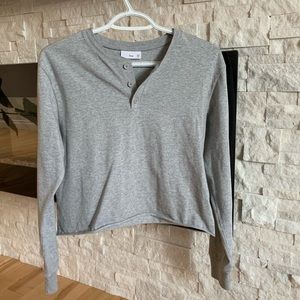 TNA Long Sleeve Crop Top